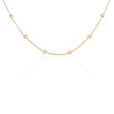 Collier Plaque Or Violette - Colliers Femme | Marc Orian