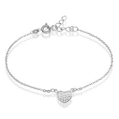Bracelet Love Argent Et Oxyde