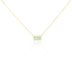 Collier Cabochon Or Jaune Peridot Vert - Colliers Femme | Marc Orian