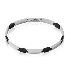 Bracelet Acier Alterne Plaque