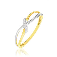 Bague Or Bicolore Et Diamants Ana-Paola