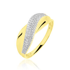 Bague Fany Or Jaune Diamants