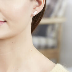 Bijoux D'Oreilles Hanae Plaque Or