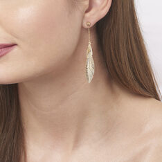 Boucles D'Oreilles Or Jaune Soline