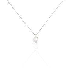 Collier Leonie Or Blanc Et Perles - Colliers Femme | Marc Orian