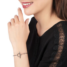 Jonc Argent Rhodie Melissa Cercle