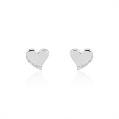 Boucles D'Oreilles Louane Or Blanc