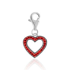 Charms Argent Et Strass