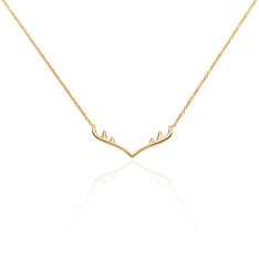 Collier Plaque Or Jaune Leopoldine - Colliers Femme | Marc Orian