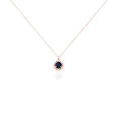Collier Or Rose Adryene Topaze London Blue Entourage