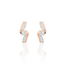 Boucles D'Oreilles Melina Or Rose