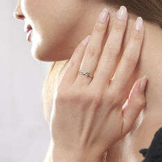 Bague Or Et Topaze