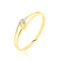 Bague Or Et Topaze