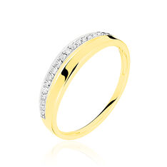 Bague Julie Or Jaune Et Diamants
