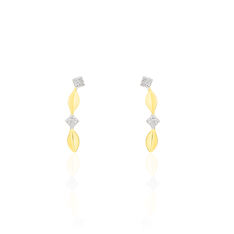 Bijoux D'Oreilles Or Jaune Amelie