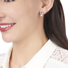 Boucles D'Oreilles Argent Rhodie