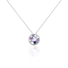 Collier Naoelle Or Blanc Amethyste - Colliers Femme | Marc Orian