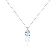 Collier Erika Or Blanc Et Topazes - Colliers Femme | Marc Orian