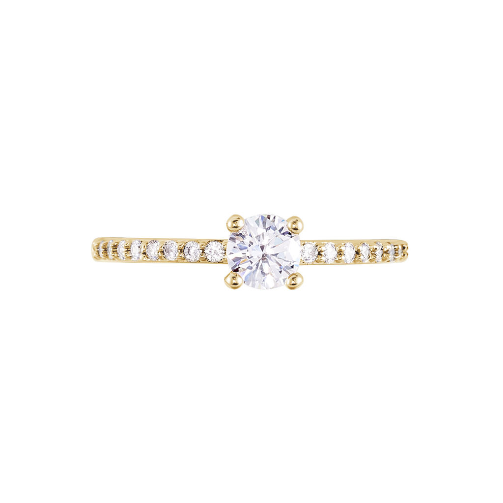 Bague Solitaire Plaque Or Accompagne Fqdfjzw439j Marc Orian