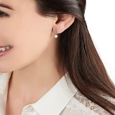 Boucles D'Oreilles Or Perle De Culture