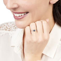 Bague Mathilde Or Rose Et Topaze - Bagues Femme | Marc Orian