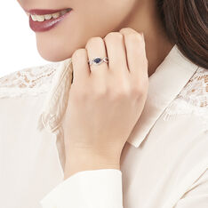 Bague Or Et Saphir