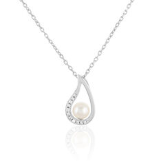 Collier Argent Coquillage Perle De Culture - Colliers Femme | Marc Orian