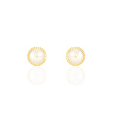 Boucles D'Oreilles Or Perle De Culture - Clous d'oreilles Femme | Marc Orian