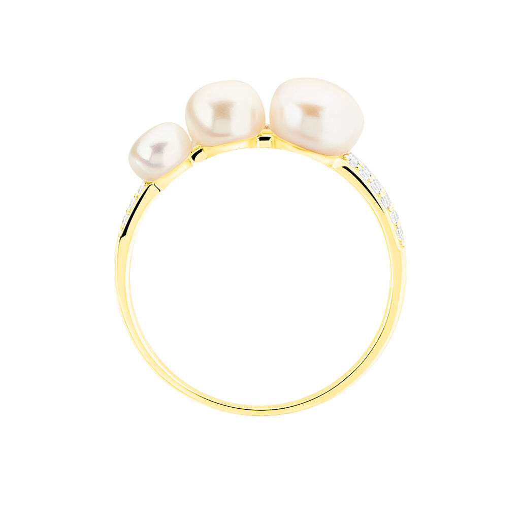 Bague Josephine Or Jaune Trio Perles B3dfju2210n Marc Orian