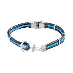 Bracelet Acier Penda Cuir