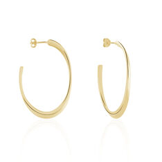 Demi Creoles Tamara Plaque Or Diam 53mm