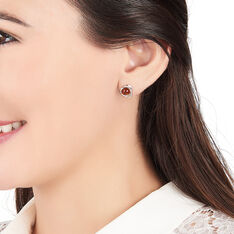 Boucles D'Oreilles Argent Ambre