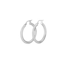 Creoles Argent Ronde Anne