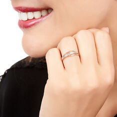 Bague Or Rose Et Diamants - Parure de mariage Femme | Marc Orian