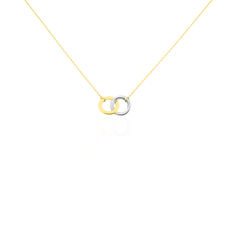 Collier Or Bicolore Adila Cercles Entrelaces - Colliers Femme | Marc Orian