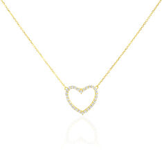 Collier Or Jaune Et Oxyde