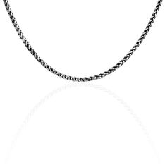 Collier Acier Vieilli Raph Palmier