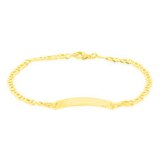 Identite Bebe Or Jaune Maille Marine