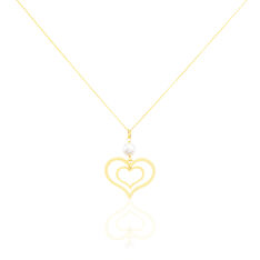 Collier Or C?Urs Perle De Culture 40cm