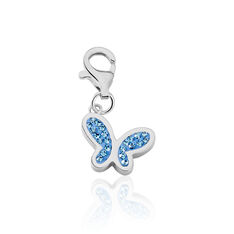 Charms Argent Et Strass