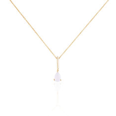 Collier Plaque Or Jaune  Goutte Oxyde - Colliers Femme | Marc Orian