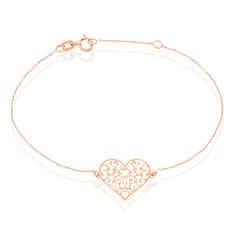 Bracelet Sahar Or Rose Coeur