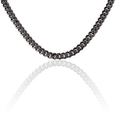 Collier Acier Pvd Maille Gourmette