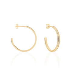 Demi Creoles Aurelia Plaque Or Oxydes