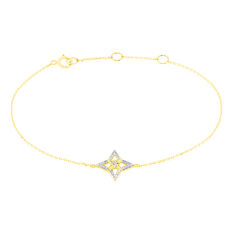 Bracelet Or Jaune Aryanne Etoile Diamants