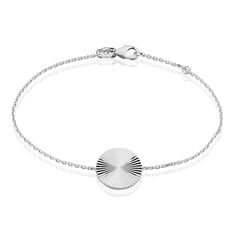 Bracelet Argent Rhodie Athena Cercle