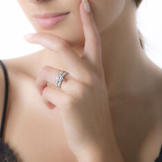 Bague Argent Rhodie Oxyde - Bagues Femme | Marc Orian