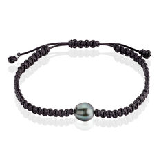 Bracelet Or Blanc  Et Perle