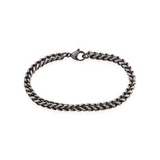 Bracelet Acier Vieilli Jasone Maille Franco