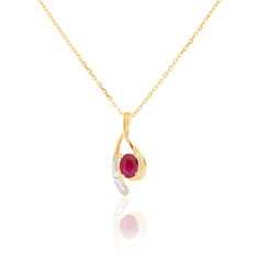 Collier Or Et Rubis - Colliers Femme | Marc Orian